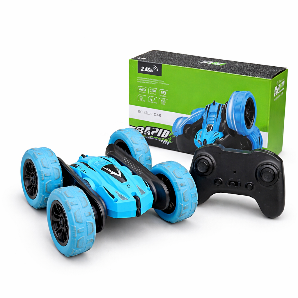TurboFlip™ RC Stunt Car – 360° Flips & All-Terrain Fun