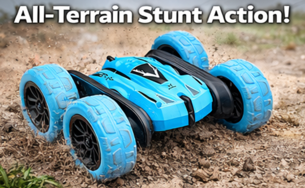 TurboFlip™ RC Stunt Car – 360° Flips & All-Terrain Fun